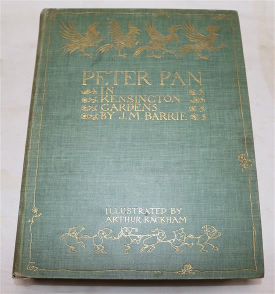 Peter Pan in Kensington Gardens, from the Little White Bird by J.M. Barrie,